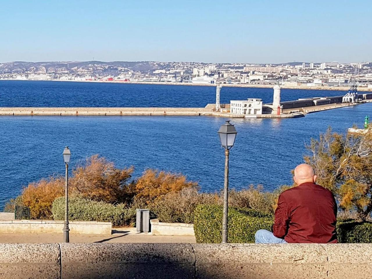 Vue Mer Le Panoramique Vieux-Port De 마르세유 외부 사진