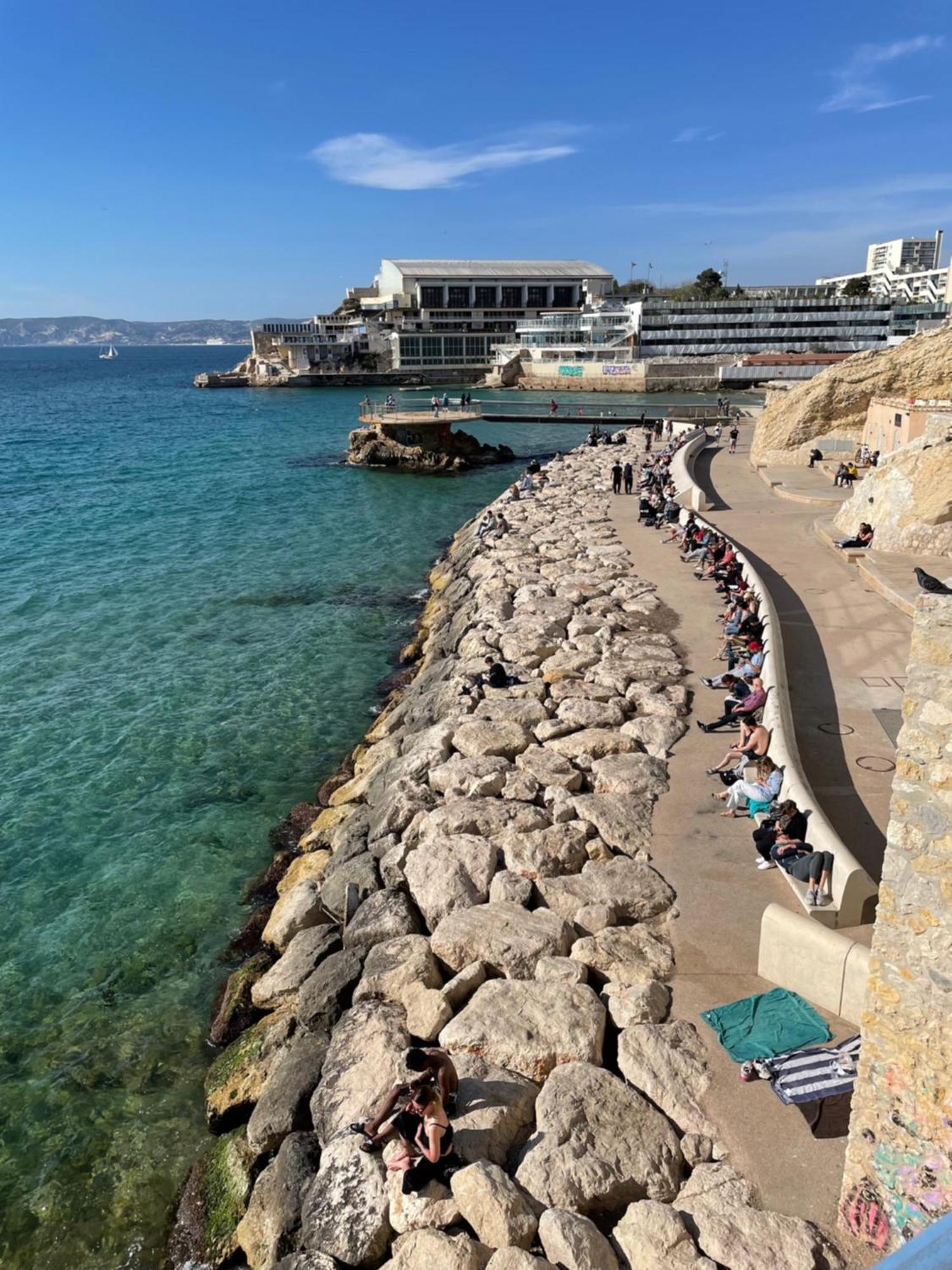 Vue Mer Le Panoramique Vieux-Port De 마르세유 외부 사진